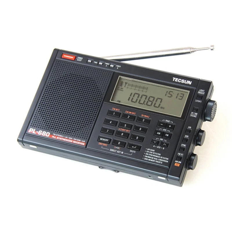 Tecsun PL-680 радио FM Цифровая настройка Полнодиапазонный FM/MW/SBB/PLL синтезированный