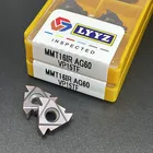 10 шт., твердосплавные фрезы MMT16IR MMT16ER AG60 VP15TF UE6020MMT16IR