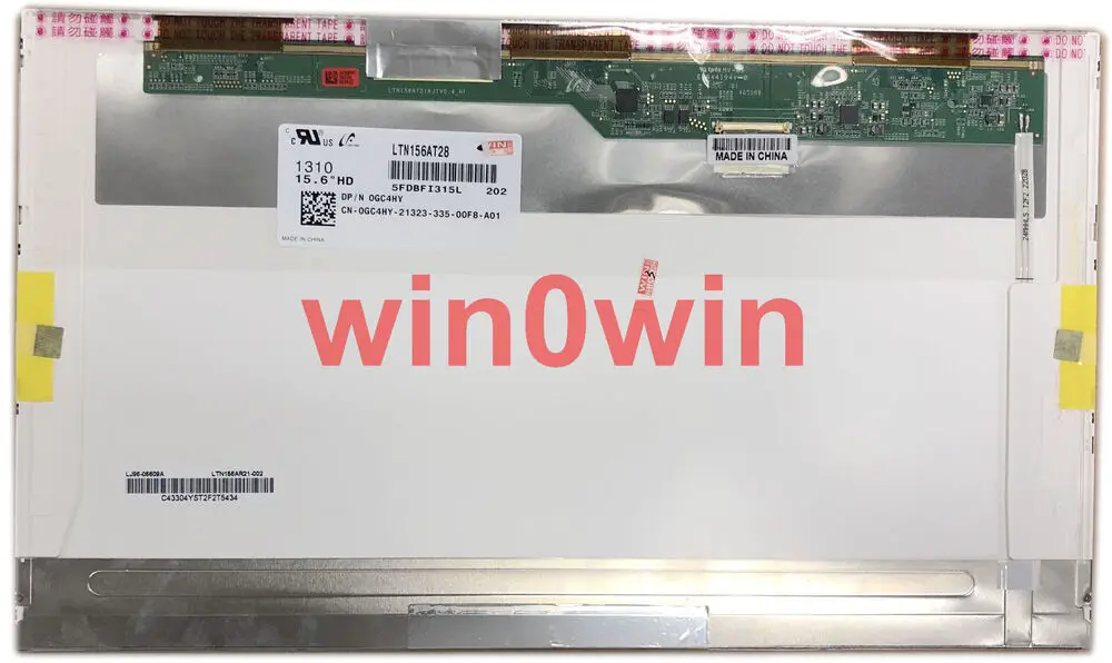

Для LTN156AT28 fit LTN156AT15 fit B156XW02 LP156WH2 N156BGE-L21 40 PIN