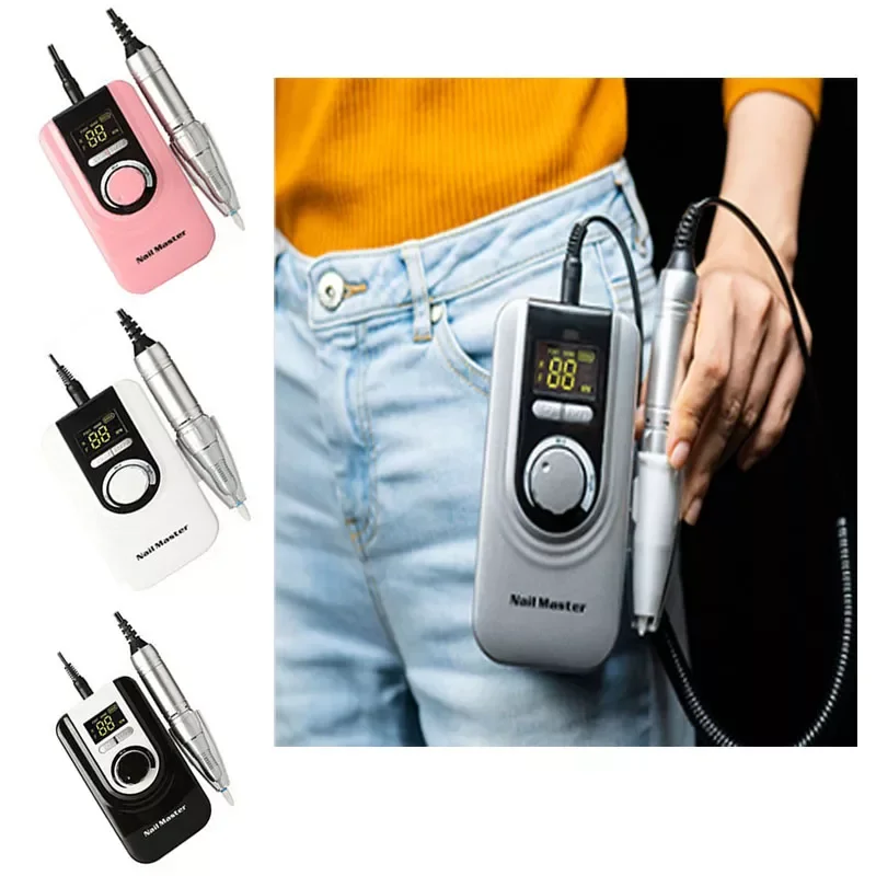 

2022NEW Nail Drill Bits 35000RPM Portable Nail Drill Machine Set For Manicure Pedicure Grinder Kit Apparatus Manicure Tools