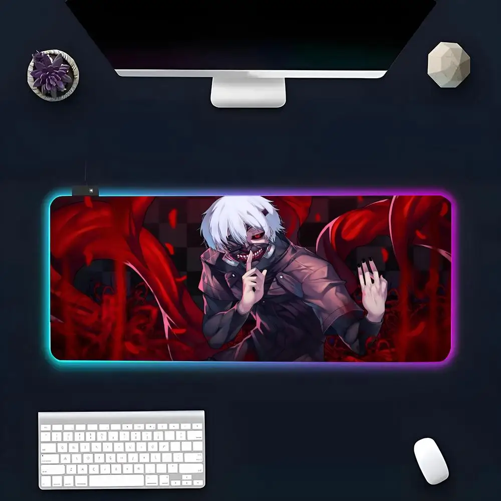 Коврик для мыши с изображением аниме Т-Токио Белый большой размер