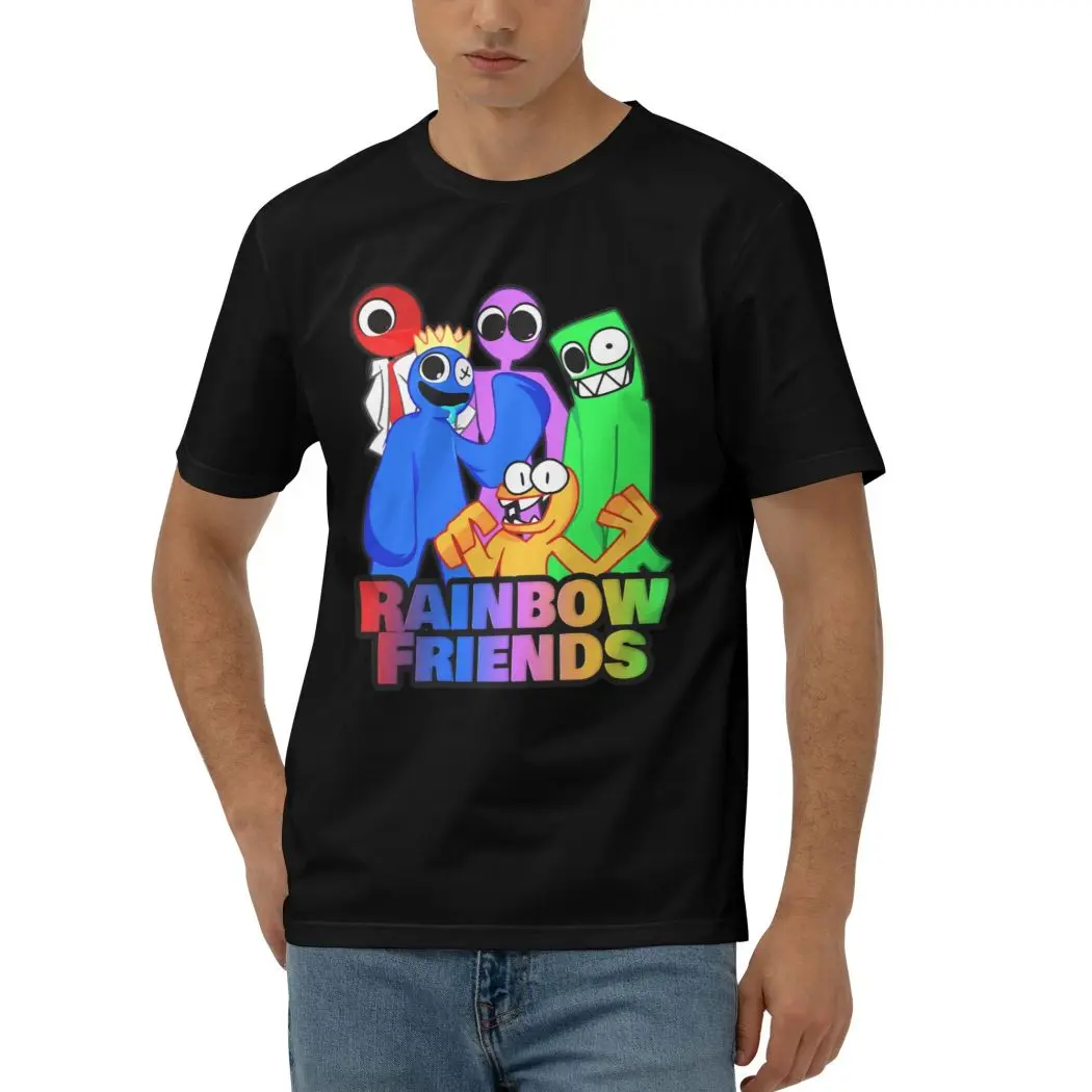 Повседневные мужские футболки Ainbow Friends модные с короткими рукавами и круглым