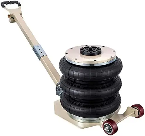 

Bag Air Jack Pneumatic Jack 3 Ton White Pneumatic Air Jack 6600LBS Capacity Extremely Fast Lifting (3 Tons Triple Bag)