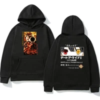 japanese anime date a live tokisaki kurumi print hoodie for men women harajuku oversized sweatshirts manga cosplay pullovers