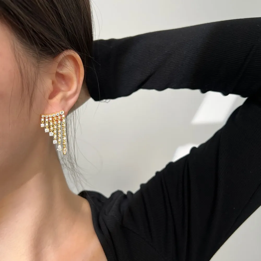 XUYUANFEN новые серьги-гвоздики из чистого серебра S925 роскошные женские серьги с