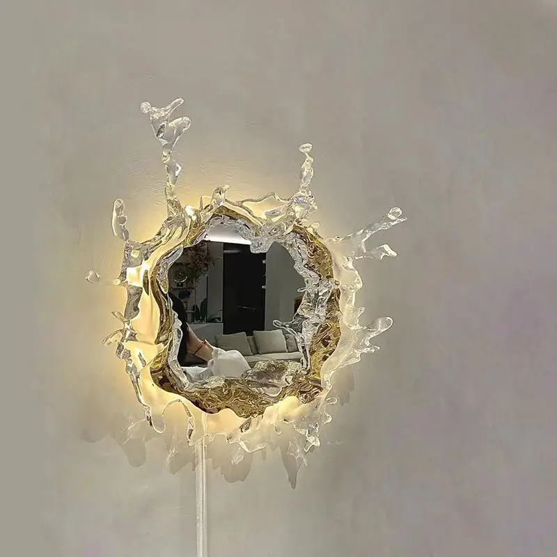 Настенные светильники OUIO декоративные каплевидные золотые LED