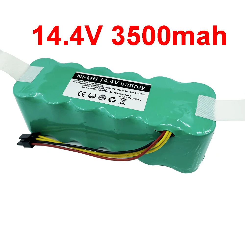 

For Ecovacs CR120 Dibea Panda X500 X580 Kk8 Haier Sweeping Robot 14.4V 3500mAh NI-MH Rechargeable Vacuum Cleaner Battery