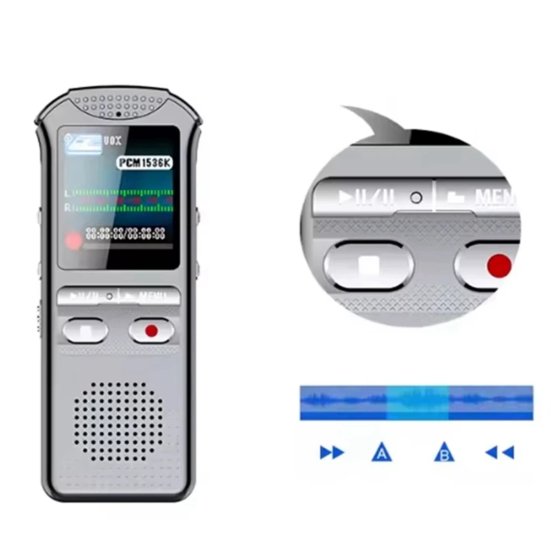 X30 80-часовая запись диктофон активированный без потерь воспроизведение музыки