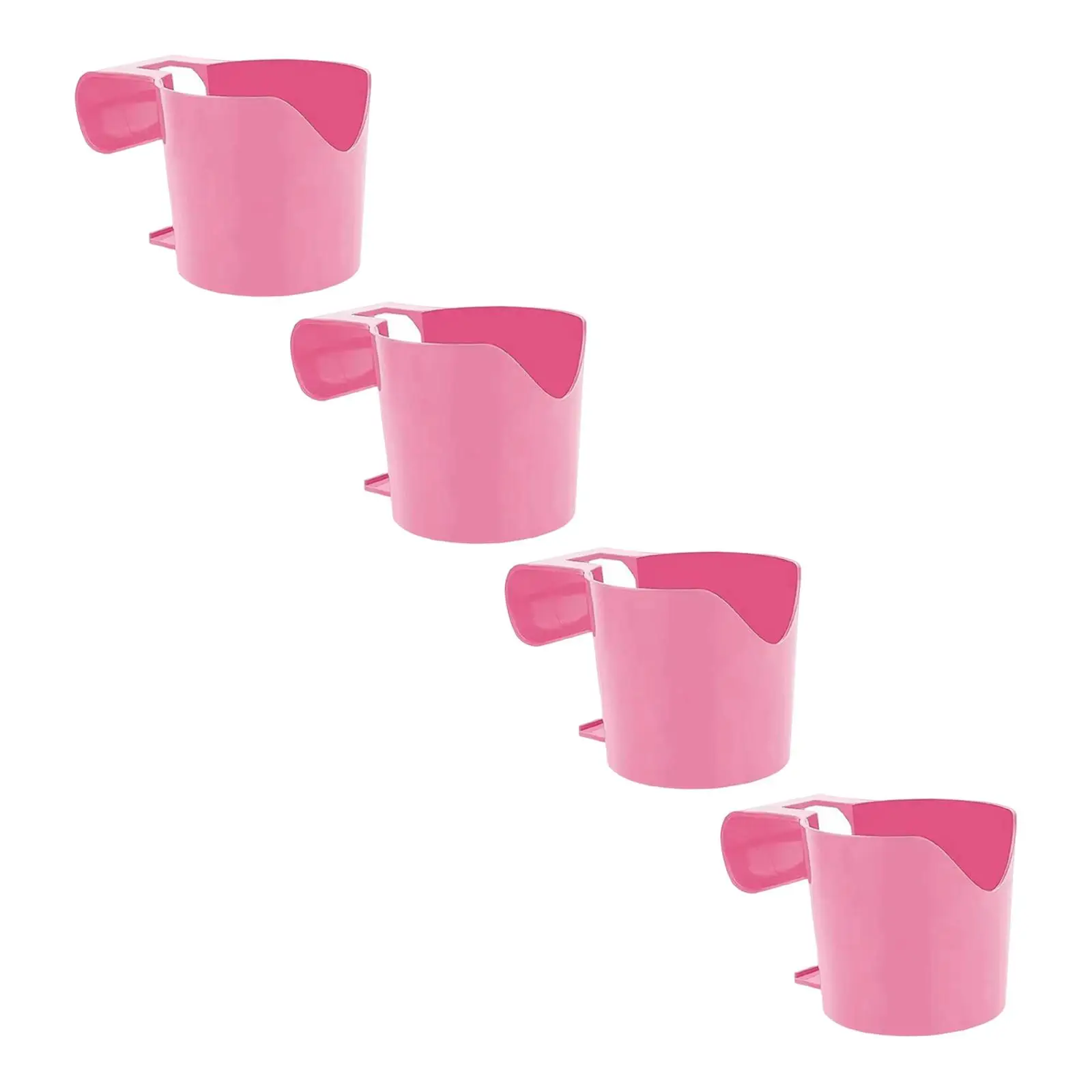 

4 Pieces Poolside Cup Holders for Refreshing Drinks Poolside Drink Holders Water Cup Hanging Holders Poolside Storage Basket