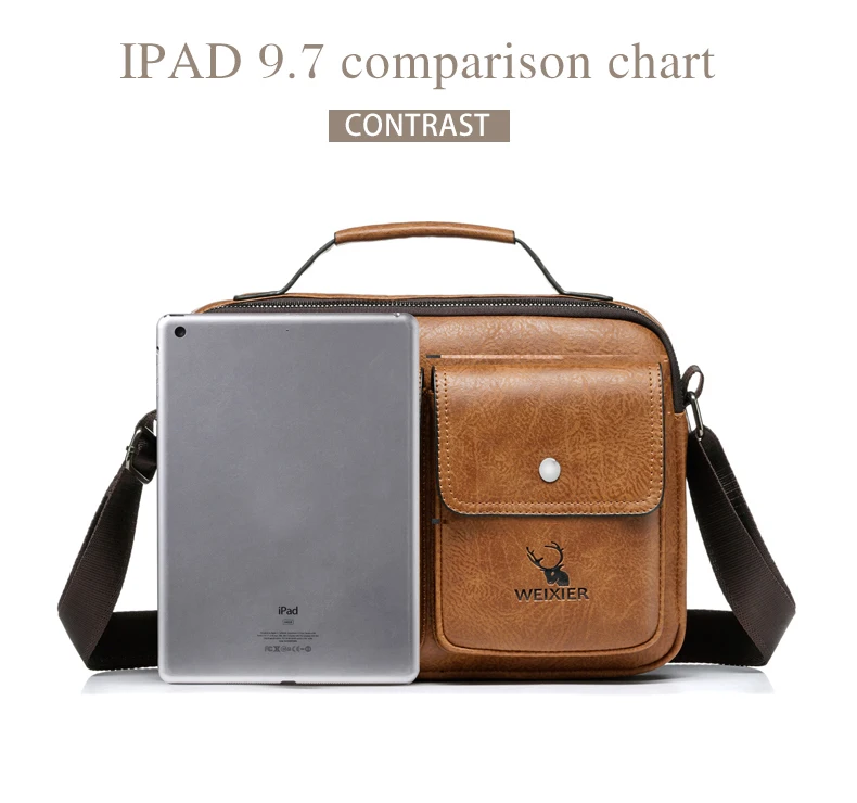 PU Leather Bag Men's Handbag Vintage Messenger Bag Men Shoulder Bags Male Briefcase Bag Casual tote bag Handbags for men  bolsas
