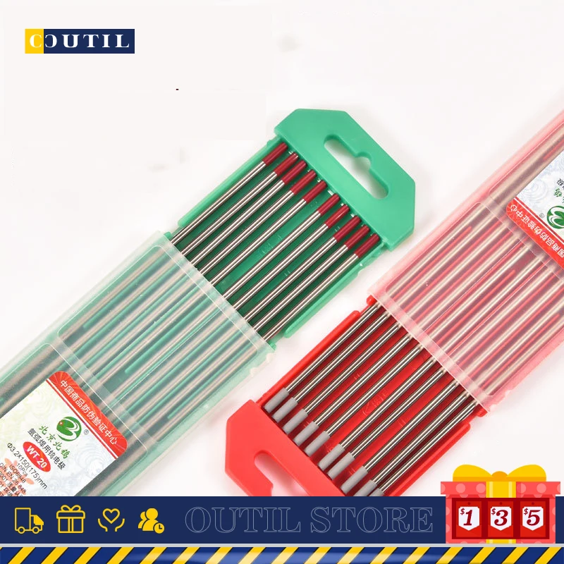 

Professional Argon Arc Welding Machine Gun Tungsten Needle Electrode Welding Rods 150mm 1.0 1.6 2.0 2.4 3.0 3.2 4.0