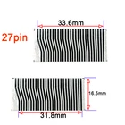 20 шт. Новое поступление 27Pin LCD гибкий кабель с изоляцией из ПВХ для Sher Khan mobicar 1 2 3 A B дистанционный ЖК-дисплей полосы зебры
