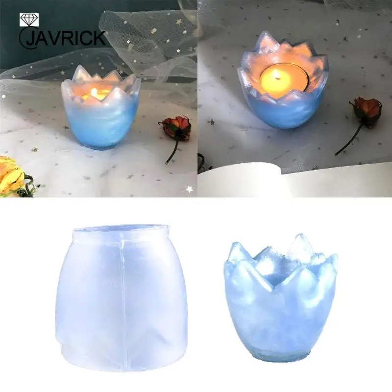 

Eggshell Candlestick Silicone Mold Gypsum Plaster Mold for DIY Jewelry Organizer Home Craft Decor Desktop Ornaments Mold