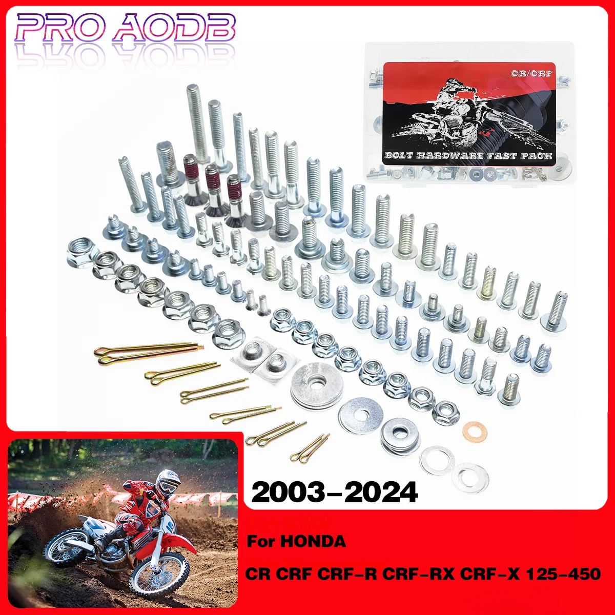 Комплект крепежных болтов из пластика для мотоцикла для HONDA CR CRF ...