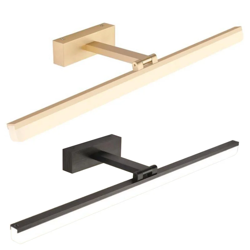 

Simple Light Luxury Aluminum Acrylic Bathroom Vanity Mirror Wall Light Bathroom Mirror Front Light Picture Light,US Plug