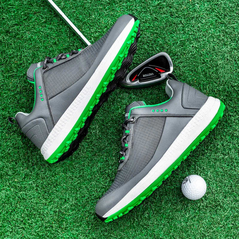 Men's High-quality Golf Shoes, Spikeless Golf Training Shoes, Professional Outdoor Fitness Shoes, Men's Golf Shoes Size 39-48