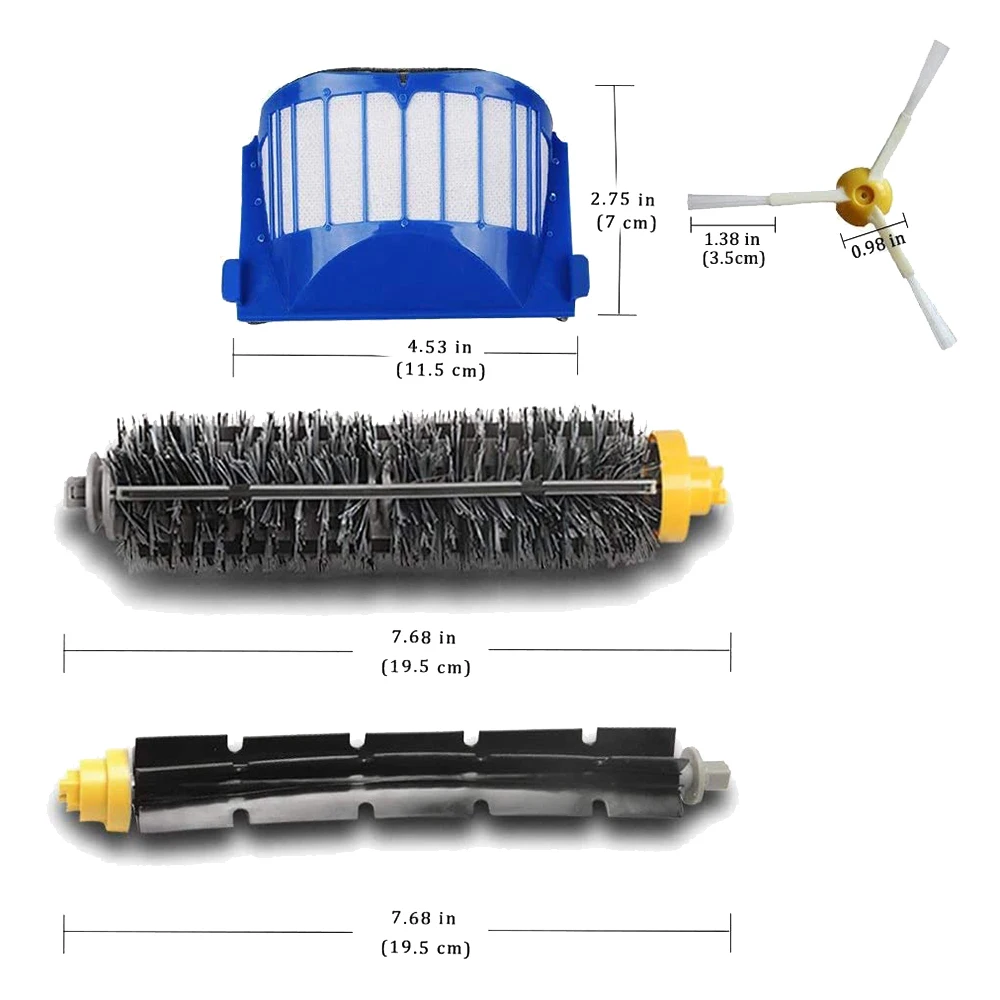 Комплект запасных частей подходящий для IRobot Roomba 600 серии 620 630 650 660 670 690 аксессуары