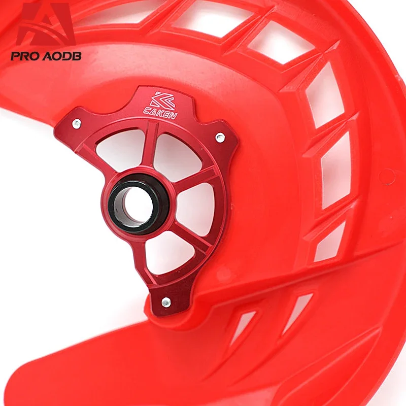 Dirtbike Red X-Brake Мотокросс Передний тормозной диск Защитная крышка ротора для Honda CR