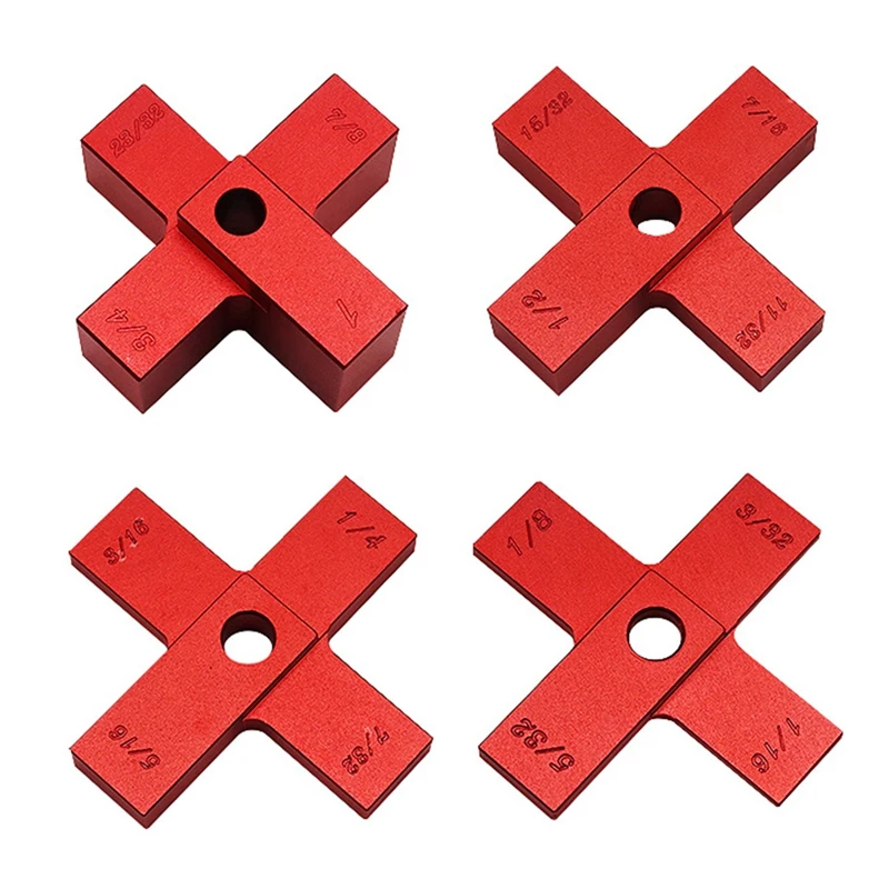 

Woodworking Cross Height Measuring Gauge 4Pcs For Router Table Electric Circular Saw Engraving Machine Measuring Tool