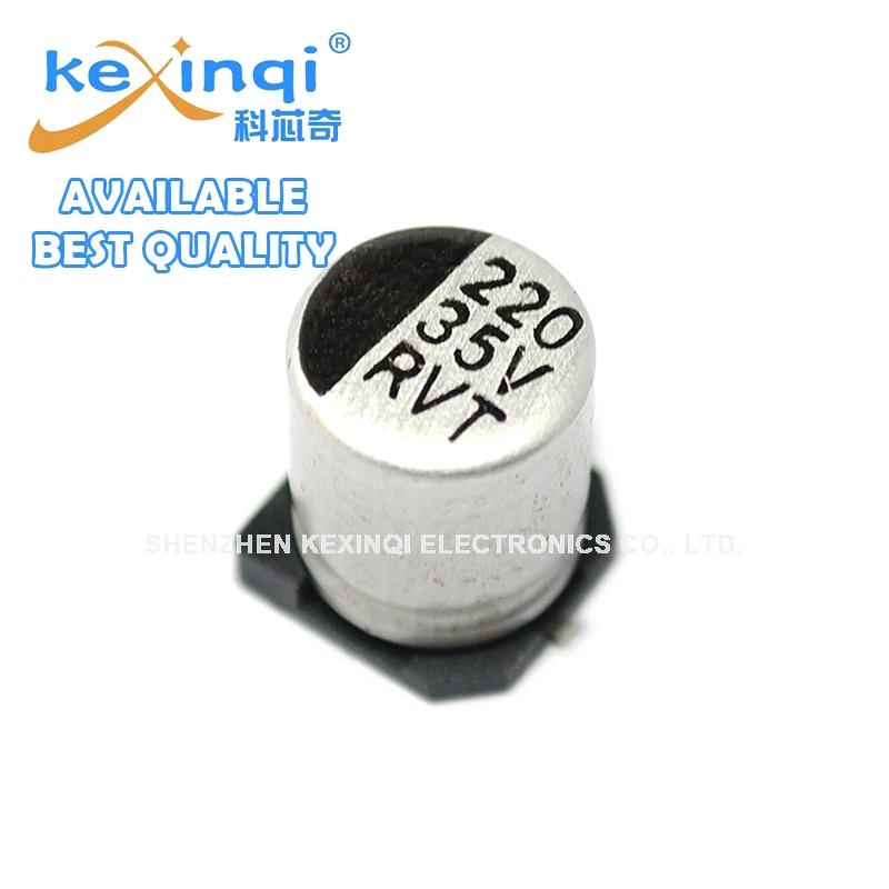 

10pcs SMD Aluminum Electrolytic Capacitance 35V 220uF SMD Capacitor Volume 8*10.2 8X10.2mm