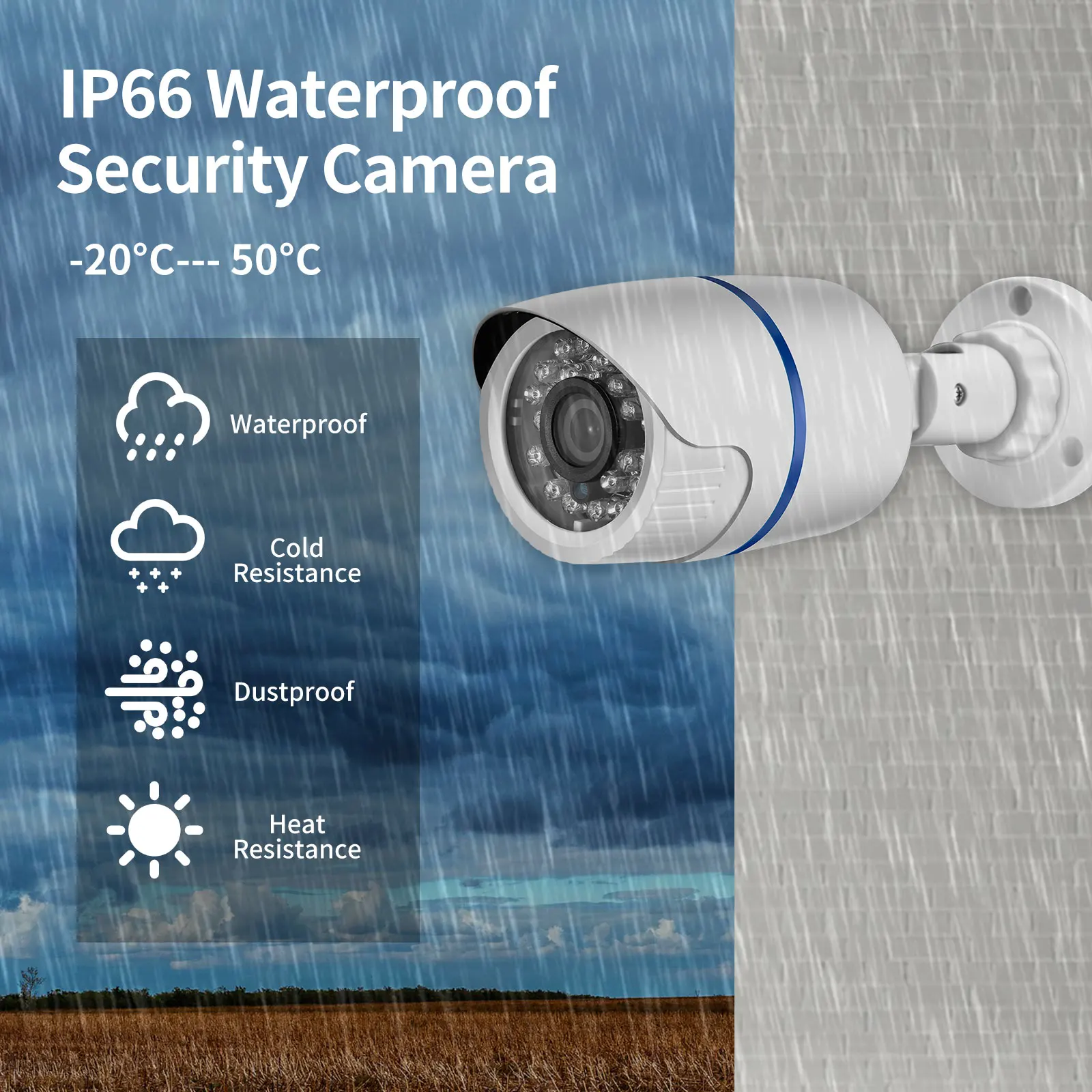 Водонепроницаемая камера HD AHD для видеонаблюдения с инфракрасной ночной видимостью CCTV 720P 1080P 5MP TV для уличного и внутреннего использования и т.д.