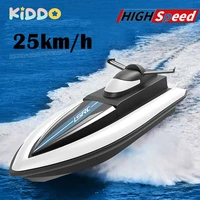 25kmh rc boat 2 4ghz high speed 4ch remote rechargeable control racing ship water speed boat children model gift child toys