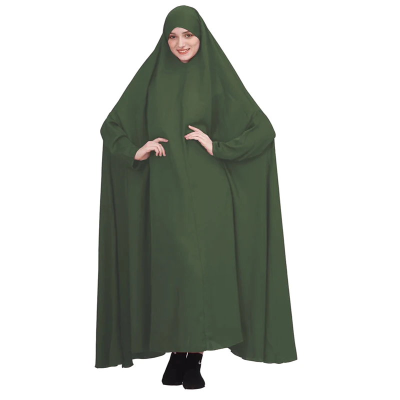 Eid Ramadan Kaftan Abaya Dubai Kimono Turkey Islam Muslim Dress Islamic Woman Prayer Clothes Jilbab Femme Musulman