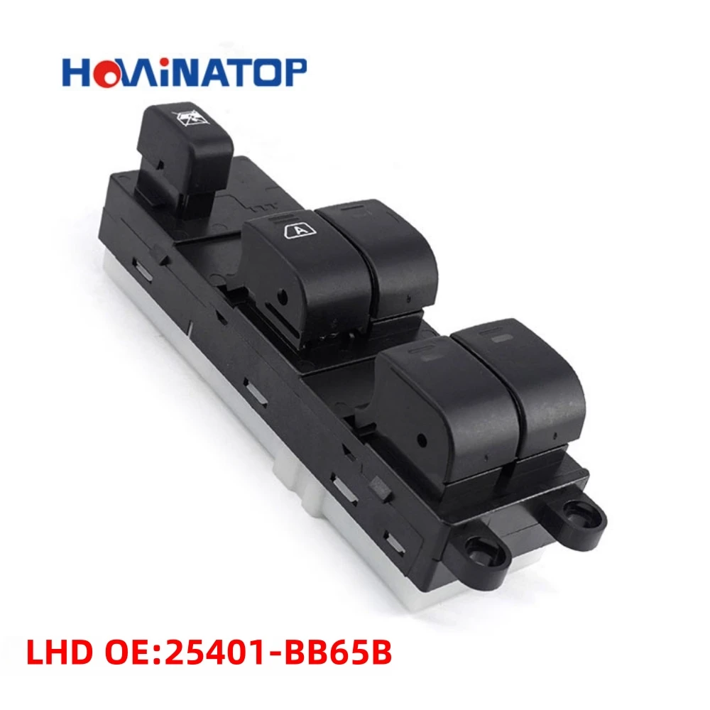Фото HOWINATOP LHD 25401-BB65B RHD 25401-EB30B 13+3-контактный главный переключатель управления стеклоподъемниками для Nissan Qashqai, замена OEM №4