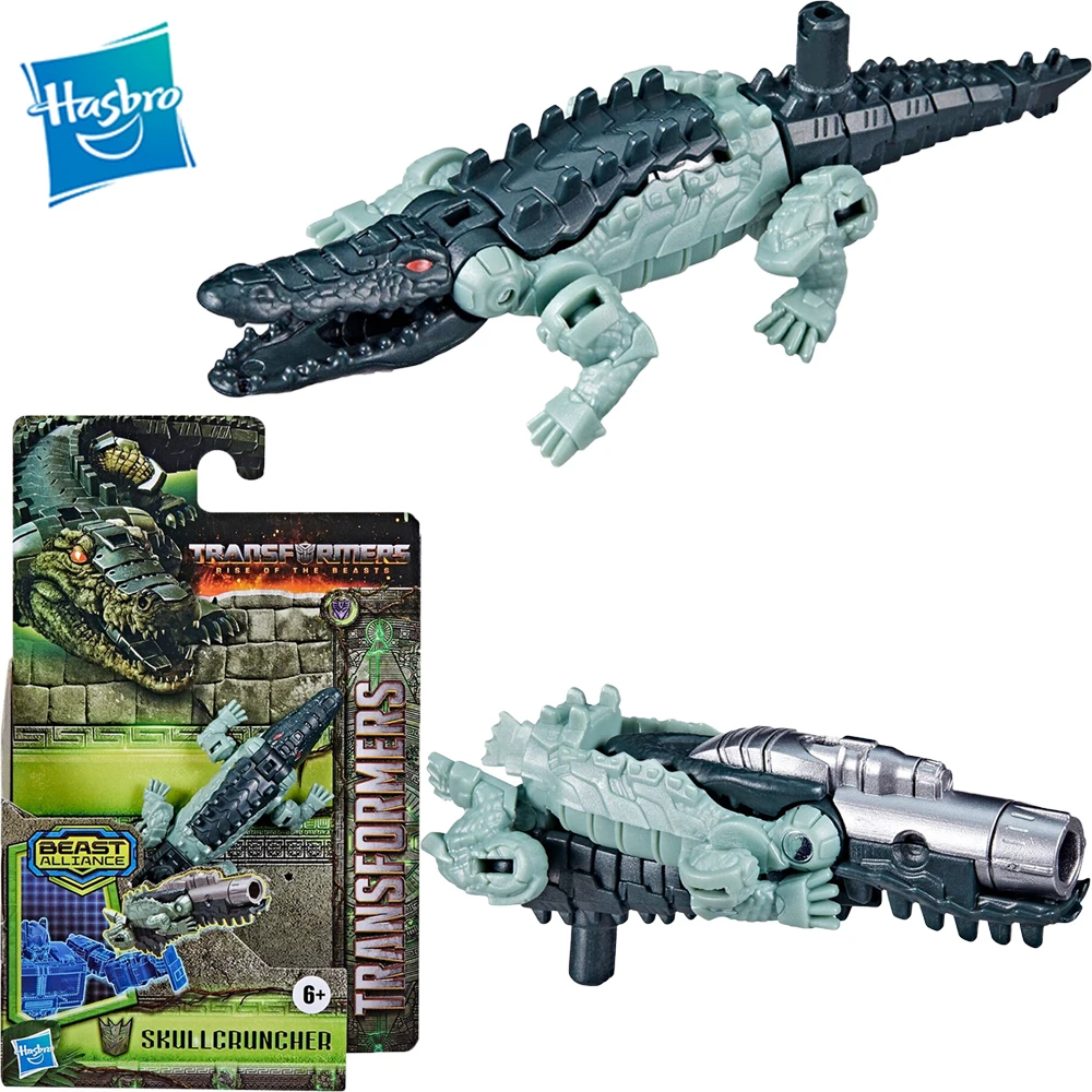 

Original Hasbro Transformers Rise of The Beasts Battle Master Skullcruncher Collection Model Action Figure Gift Toy(F4601)