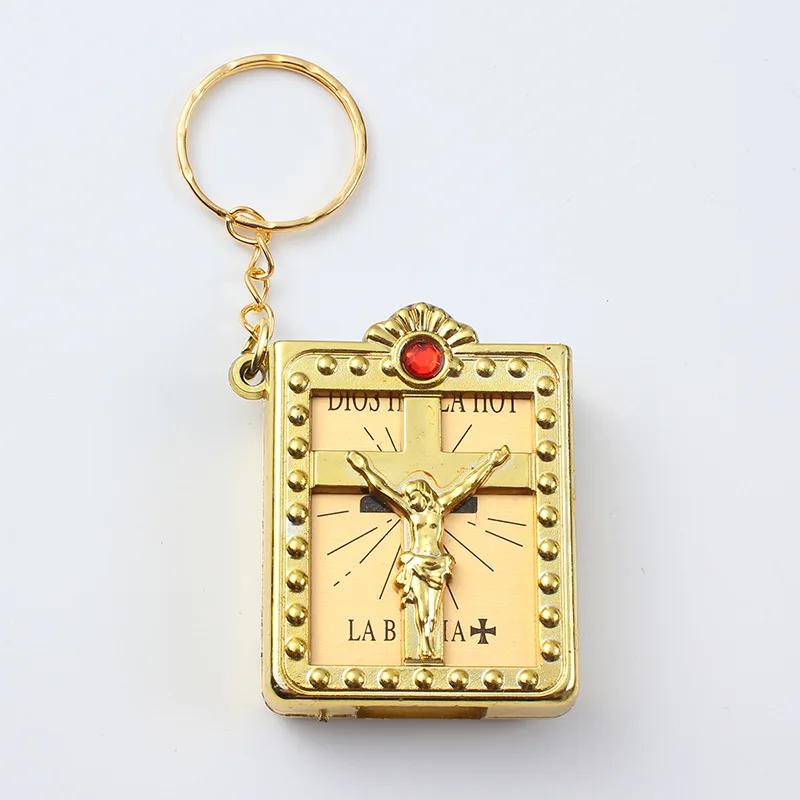 Мини-брелок с английской Библией MINISO брелок христианским крестом Иисуса женская