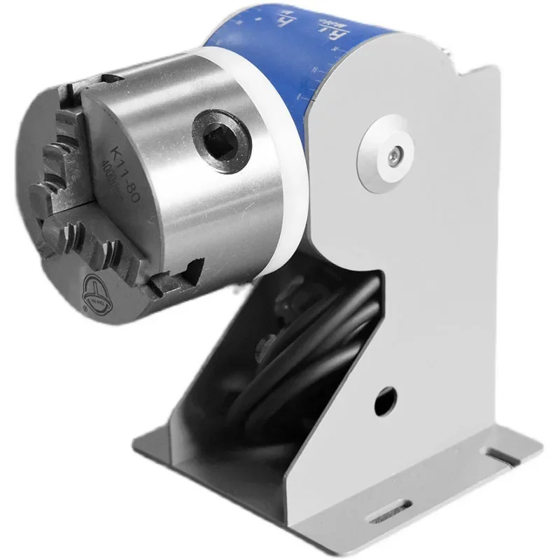 Волоконный лазерный маркировочный станок D80 вращающаяся головка трехкулачковое