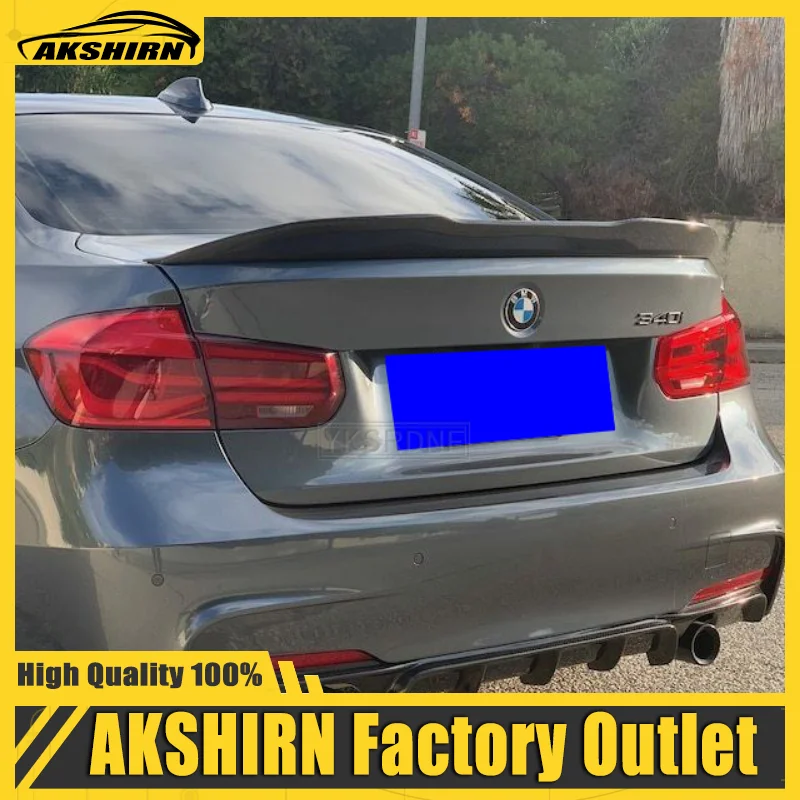 For BMW F30 F80 M3 2012-2018 320i 328i 335i 326D F30 spoiler Carbon Fiber Psm style Car Tail Wing Decoration