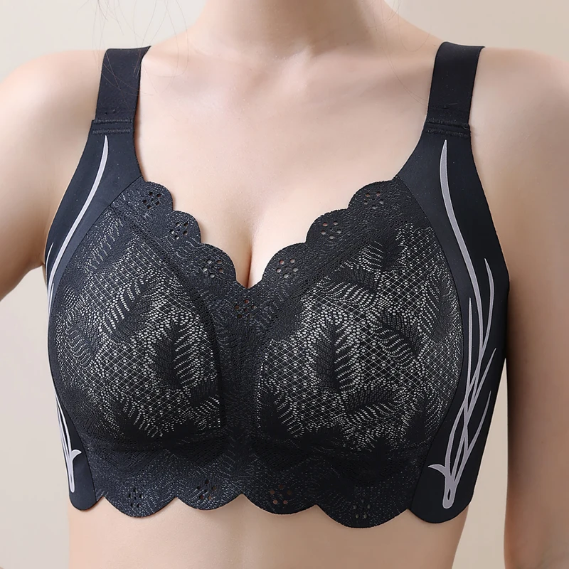 Полная женская фигурка без косточек Гладкий женский бюстгальтер подкладки