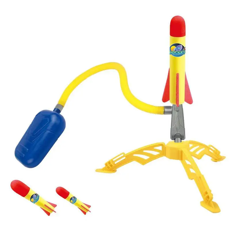 

Игрушка ракетная пусковая установка для детей, уличные растущие ракеты, летающие игрушки, светящаяся забавная уличная игрушка с вращением ...
