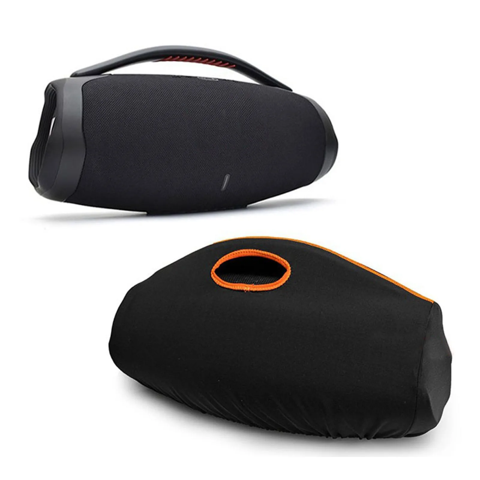 Фото Пылезащитный чехол для колонок JBL Boombox 4/3/2, эластичный чехол-накладка с резинкой, пылезащитный чехол-рукав №1
