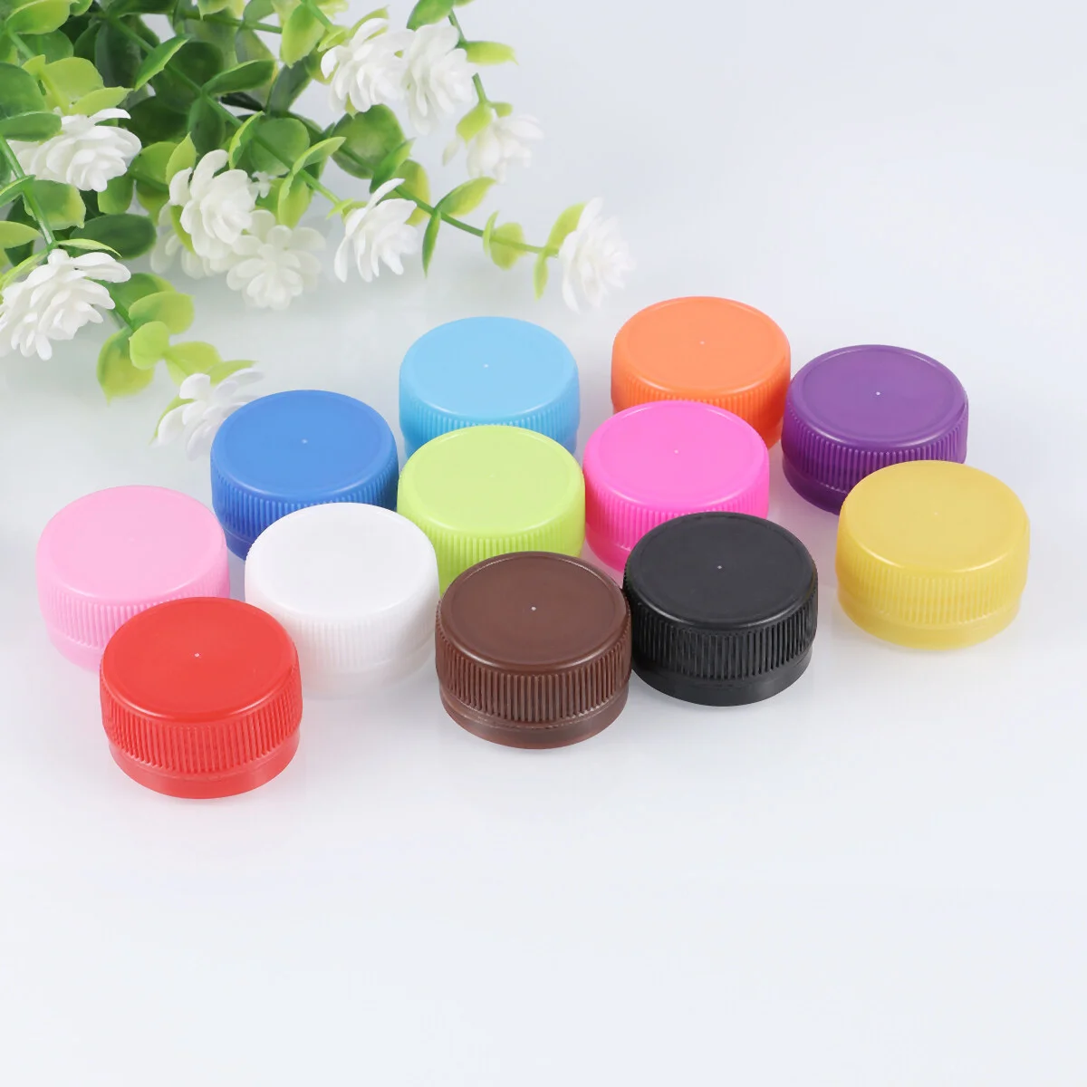 

200 Pcs Screw Cap Colorful Bottle Cover Kid DIY Crafts Kids Decorate Child
