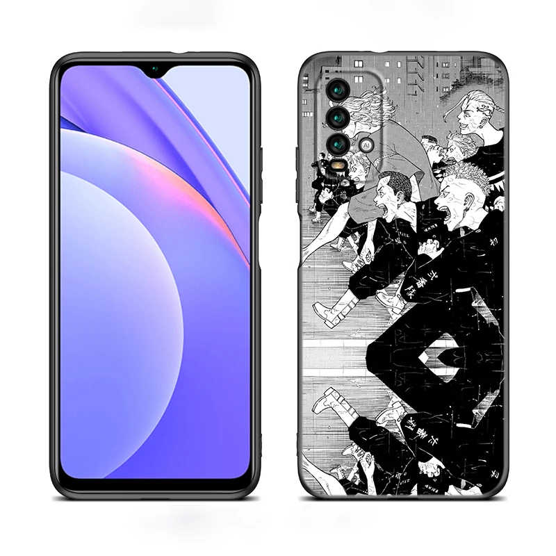 Черный чехол для телефона «Аниме Токио Мстители» для Xiaomi 11 12 Lite 11T 12T 14T 13 Pro 15 Redmi A1 A2 Plus 10C 12C 13C 14C A3 A5 Cover (art.: 3920cf447aaa5) - 3920cf447aaa5