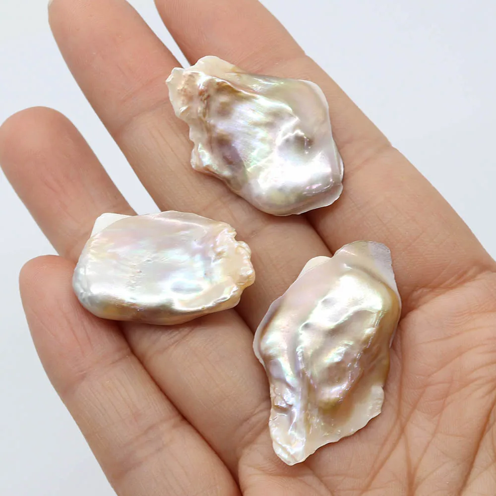 

15x20-30x45mm Natural Freshwater Pearl Non-porous Beads Charm Jewelry DIY Fashion Beads Necklace Earring Accessories 1pcs