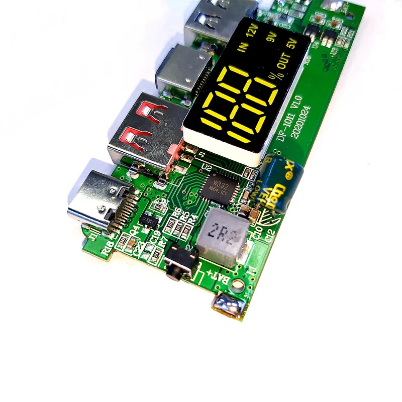 QC30 Быстрая зарядка PD18W Многопротокольная смарт-зарядка W332 быстрая плата внешнего