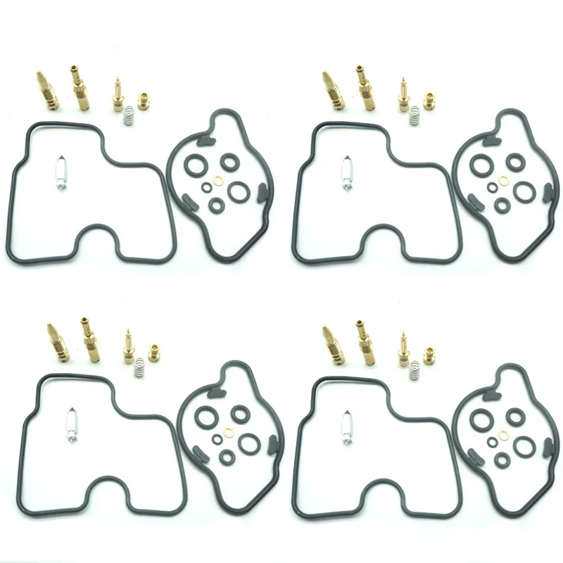 

For HONDA CBR600F2 1991 1992 1993 1994 CBR 600F2 CBR600 F2 Needle Seat Parts CARBURETOR REBUILD REPAIR KITS X 4 Sets