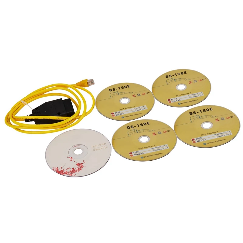 Фото 2 шт., Диагностический кабель для Bmw Enet Ethernet-Obd №1