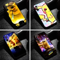 anime pokemon cute pikachu for xiaomi redmi k40 pro gaming phone case funda carcasa soft liquid silicon