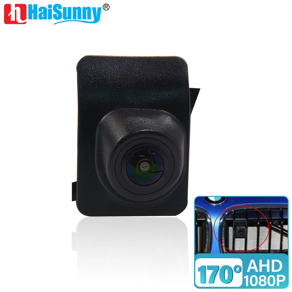 

HaiSunny для BMW 1 серии F20 F21 F52 F40 2015- 2017 2018 - 2020 170 ° ночное видение AHD 1080P CVBS Автомобильная Камера Переднего Вида
