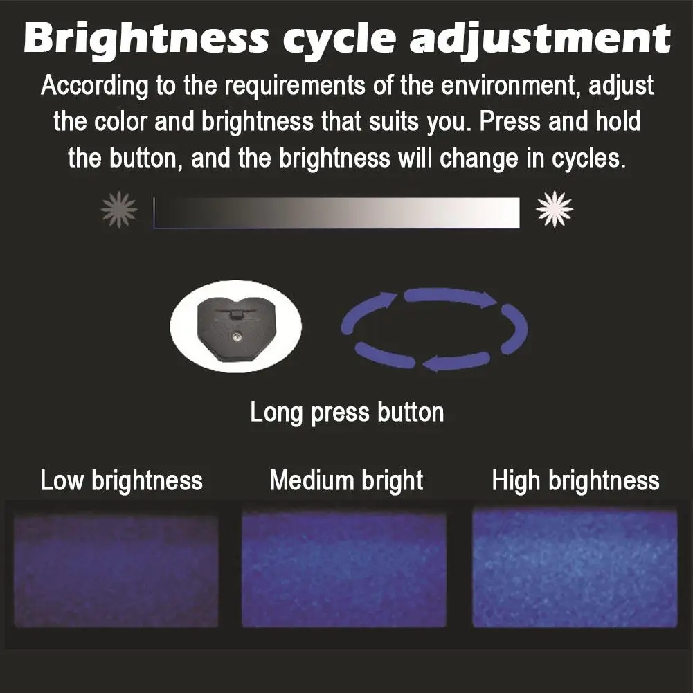 Портативный внешний аккумулятор USB Type C 8 цветовых режимов 5 В 0 08 Вт
