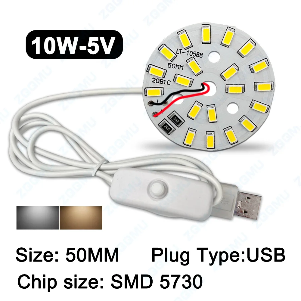 

Светодиодная лампа ZQQMU ZQ-DC5V белая теплый свет