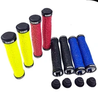 bicycle lock on rubber handlebar grip mountain mtb folding handlebar bicycle accessories bike parts for bicycle