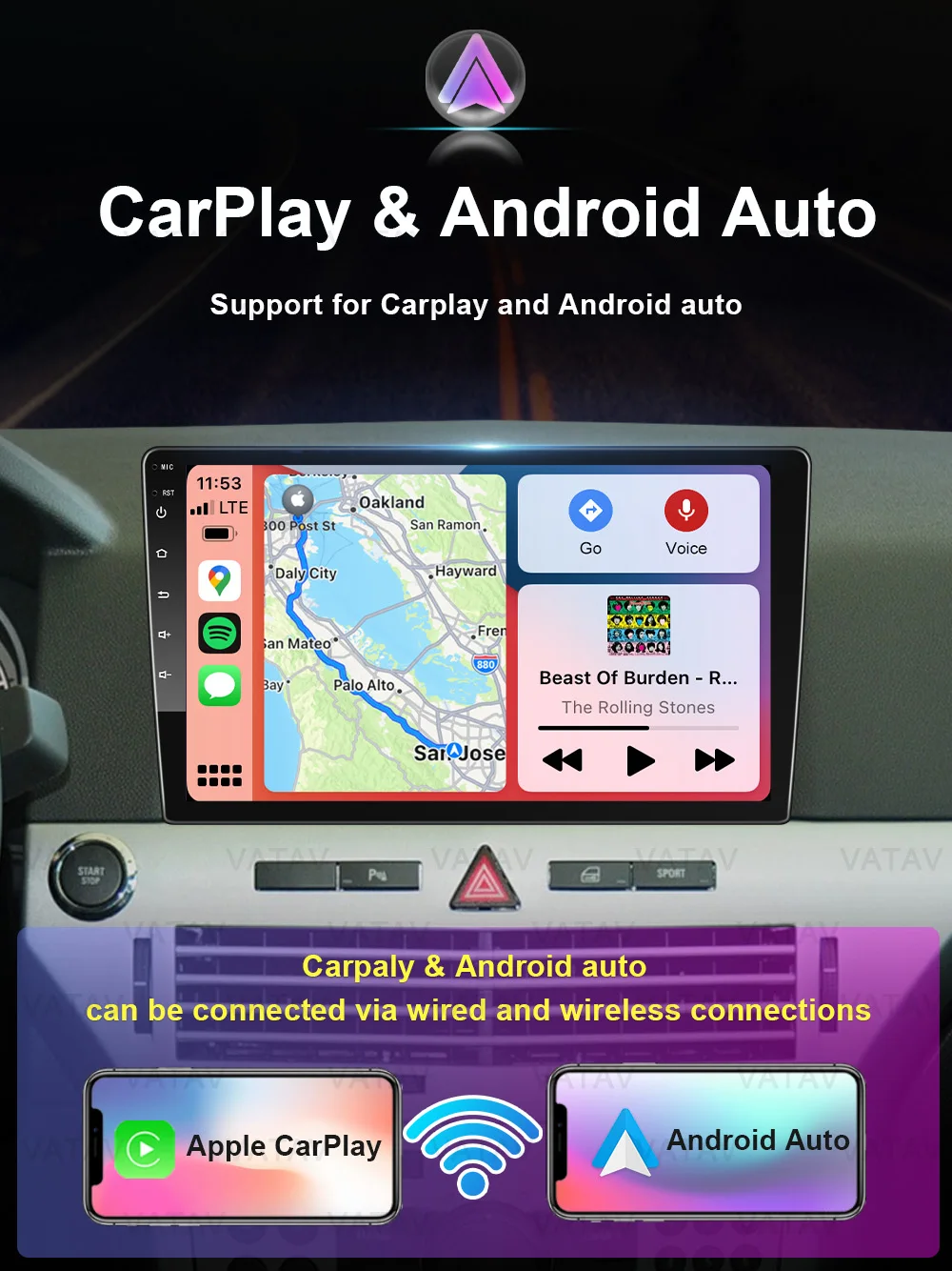 Автомобильный мультимедийный плеер для Opel Astra H 2006 2007 2008 - 2010 с искусственным