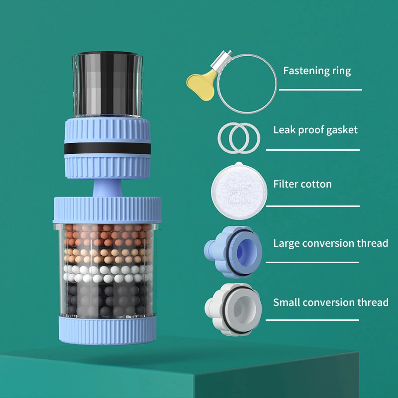 360 ° Вращающийся 6-слойный Очиститель Водопроводного Крана Универсальный Аэратор