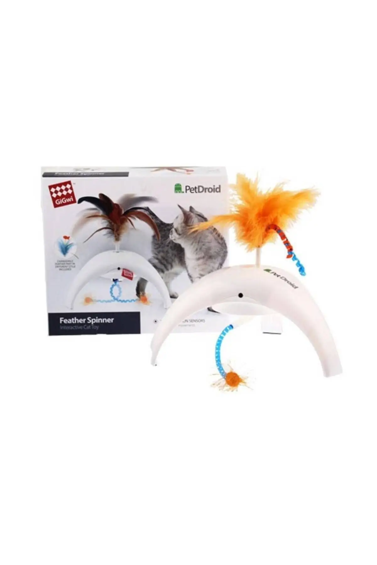 

Pets Cats Toys 7002 PET DROID Movement Sensor Nature Hairy