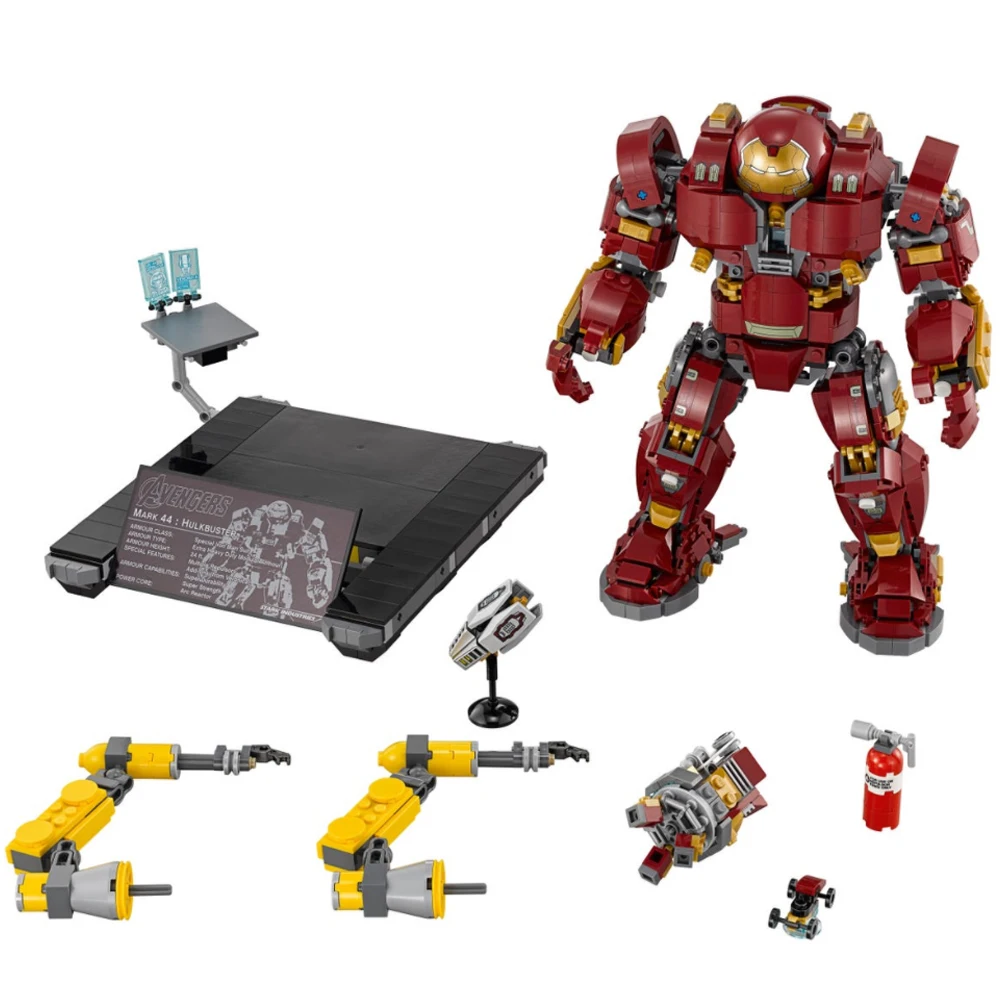 Супергерой Мстители ограниченная версия фигурки Mecha MOC строительные блоки